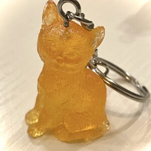 Schlüsselanhänger "kleines Kätzchen“ orange