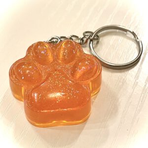 Schlüsselanhänger "Samtpfötchen - orange