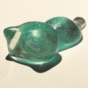 Dekokätzchen „Finja“ in grün