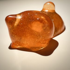 Dekokätzchen „Coco“ in orange