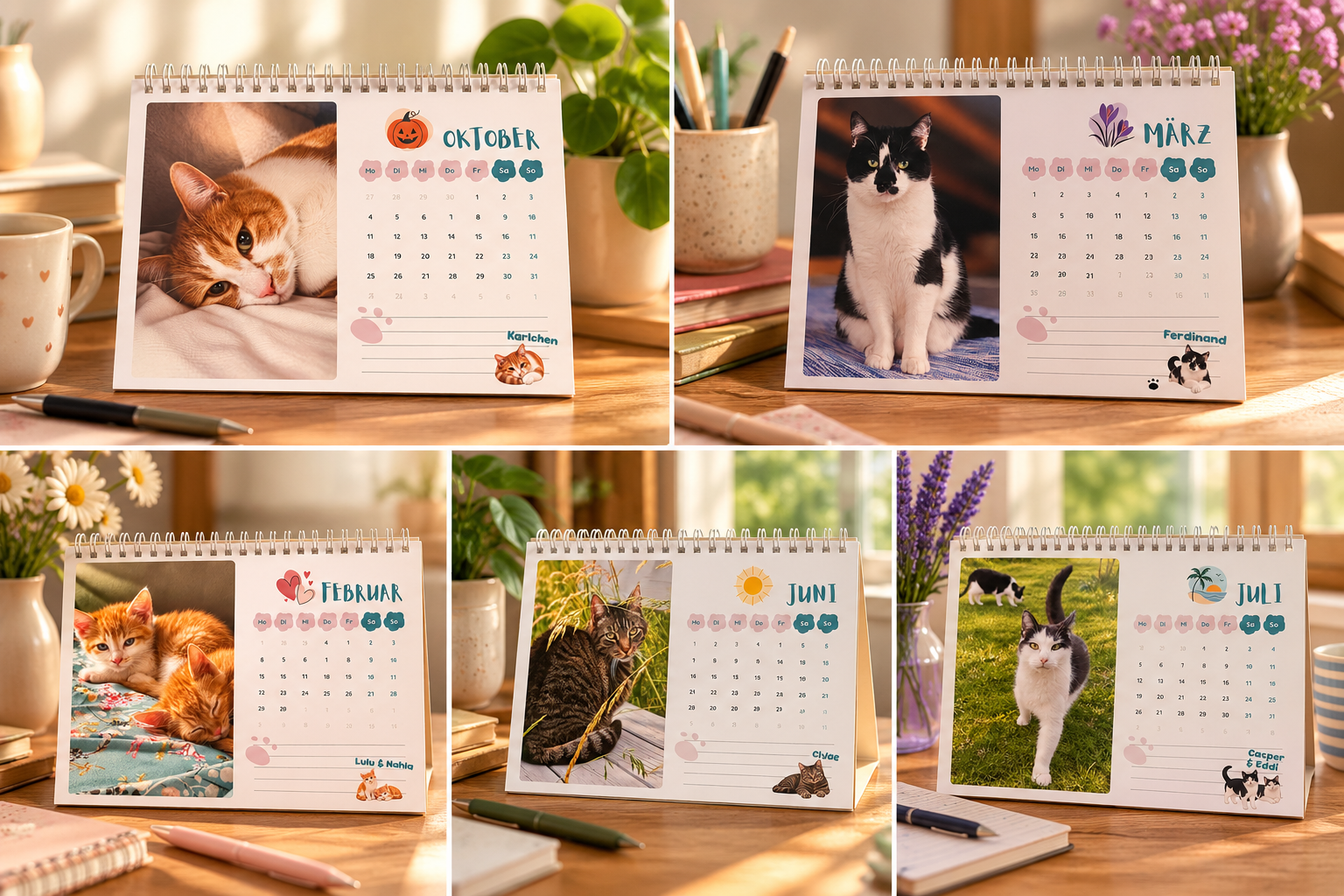 Katzenland Tischkalender 2027 – Bild 6